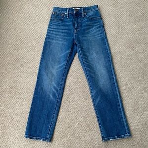 Madewell Petite Classic Straight Jeans